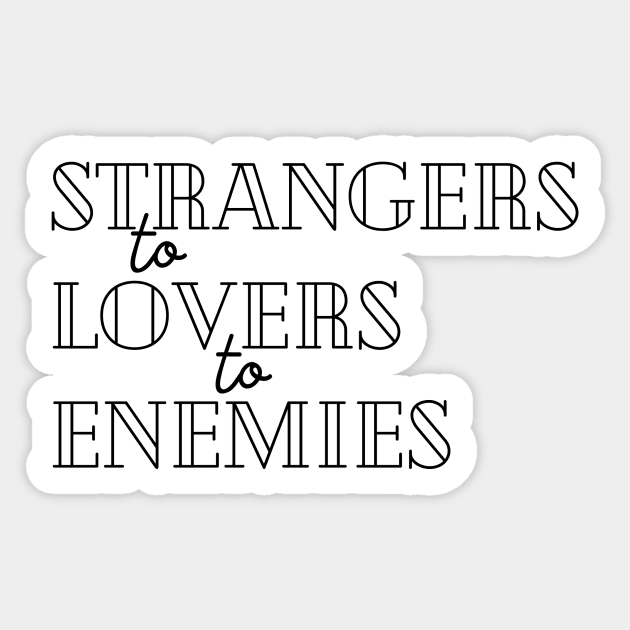 Strangers to Lovers to Enemies - In the Kitchen - Renee Rapp - Everything to Everyone Sticker by tziggles